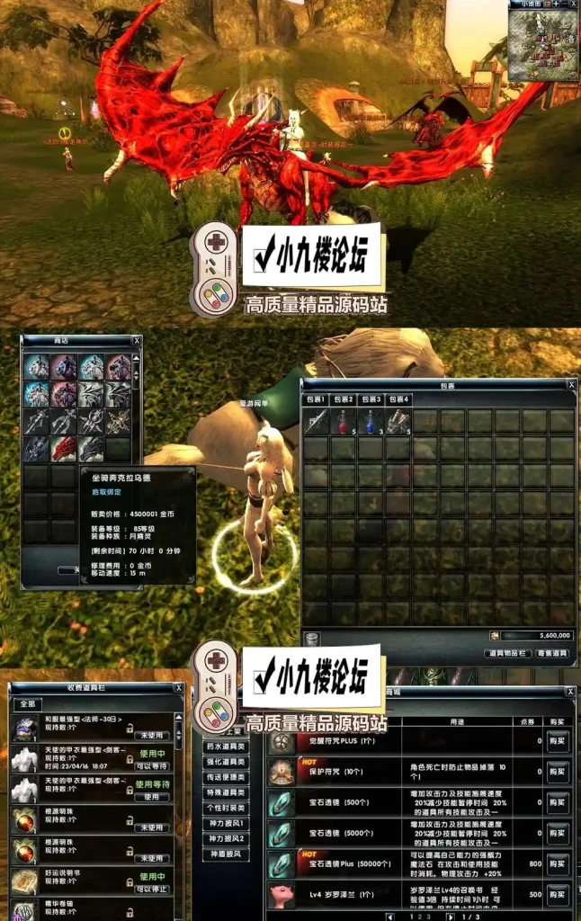图片[2]-精品端游【霸王大陆】单机版V3.0修复商城虚拟机端视频教程GM工具命令可刷点券物品道具-游戏藏宝湾